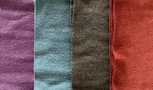 100% wool fleece fabric