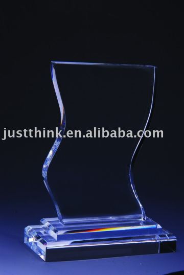 custom crystal trophy plaques FZ1051