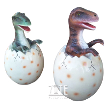 Amusement park fiberglass resin dinosaur eggs sculpture