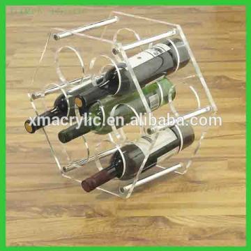 Customized-made acrylic wine display for hotel