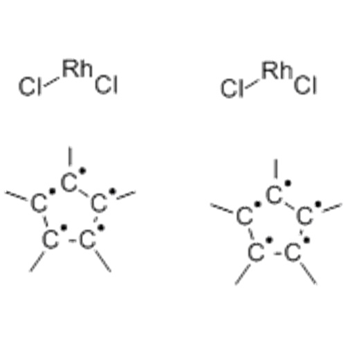 Rhodium, di-m-chlorodichlorobis [(1,2,3,4,5-h) -1,2,3,4,5-pentaméthyl-2,4-cyclopentadién-1-yl] di- (9CI) CAS 12354-85-7