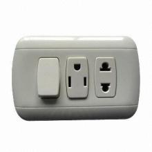 Wall power socket, Latin-America switch design