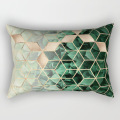 Pure fresh and contracted geometry bedroom sofa pillowcase