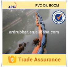 oil spill containment boom pvc solid oil boom