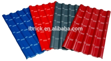 Using rain cover good quality big synthetic plastic tile