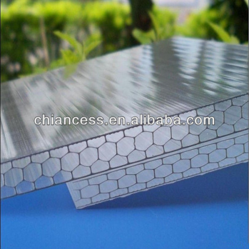 Transparent PC Greenhouse Polycarbonate Honeycomb Hollow Sheet