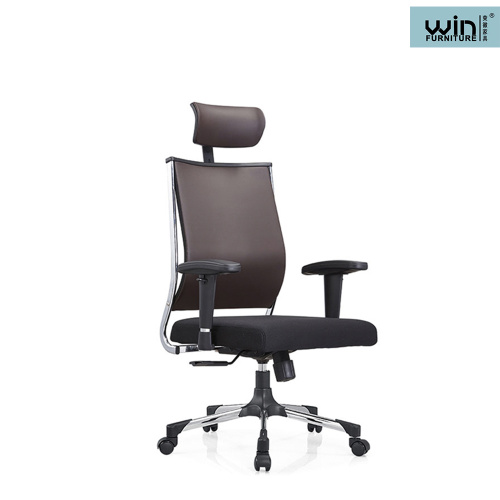 Silla de oficina giratoria de malla ergonómica moderna