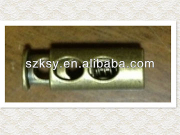 Wholesale rectangle metal spring cord stopper