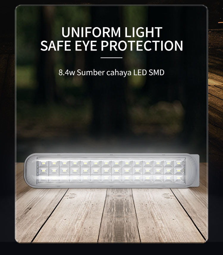 Portable Rechargeable SMD Emergency Light with Handle-714C-detail-3 Portable Rechargeable SMD Emergency Light with Handle-714C-detail-3