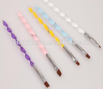 nylon nail art flat brush