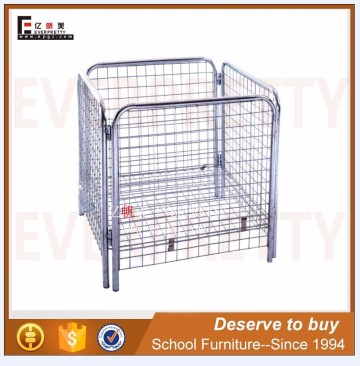 Cheap Sale Metal Foldable Wire Mesh Basketball Storage Cage Container