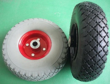 Flat Free Tire, Flat Free Wheel (3.00-4)