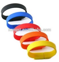 Design silicone bracelet Usb flash drive, OEM logo printing silicone slap bracelet wristband usb memory stick, 4gb, 8gb, 16gb