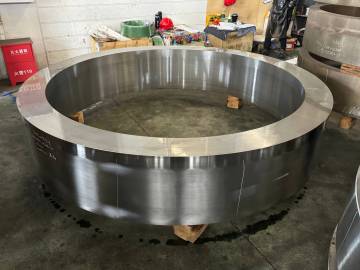First-Stage Forged Ring Gear Blank Rough Machined