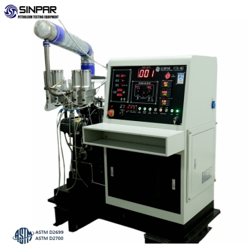 Octane testing machine with RON MON method