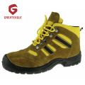 Suede Leather Steel Toecap Safety Boots