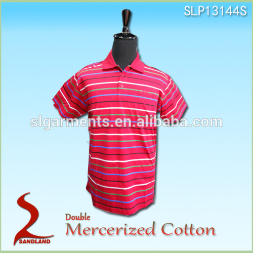 Mercerized Cotton Polo Shirts