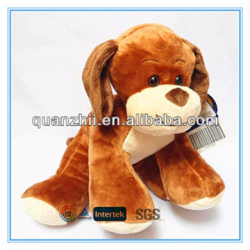 Big brown plush stuffed dog toy