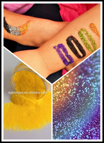 Hot Selling Colorful Fluorescent Neon Glitter Powder for Crafts