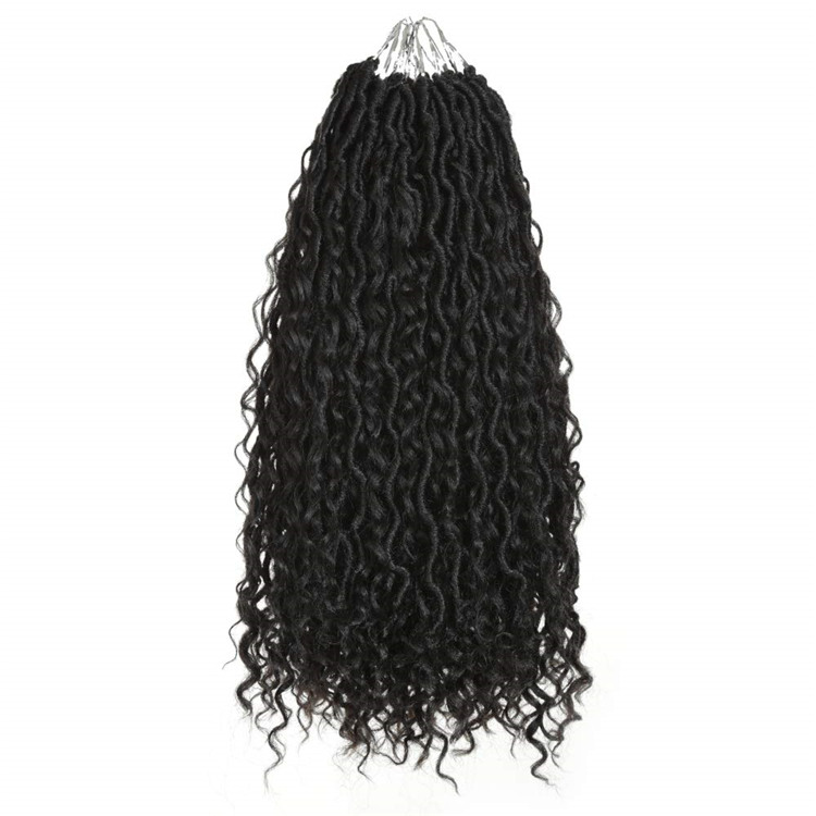 River locs Faux Locs Crochet Hair Braids Goddess River Locs Ringlet Synthetic Hair Extension