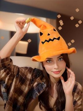 Halloween Hat Pumpkin Witch Hats