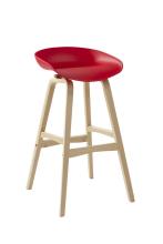 Modern Style Wood Frame Bar Stool