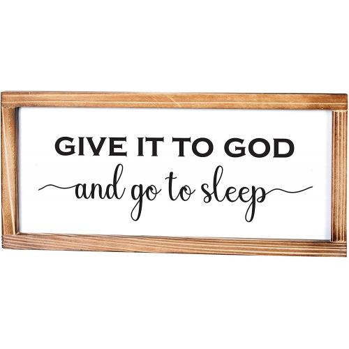 Give it to God Wooden Signs