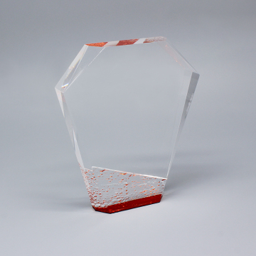 Custom Engraved Glass Plaque And Award