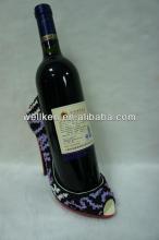 zebra shoe wine holders