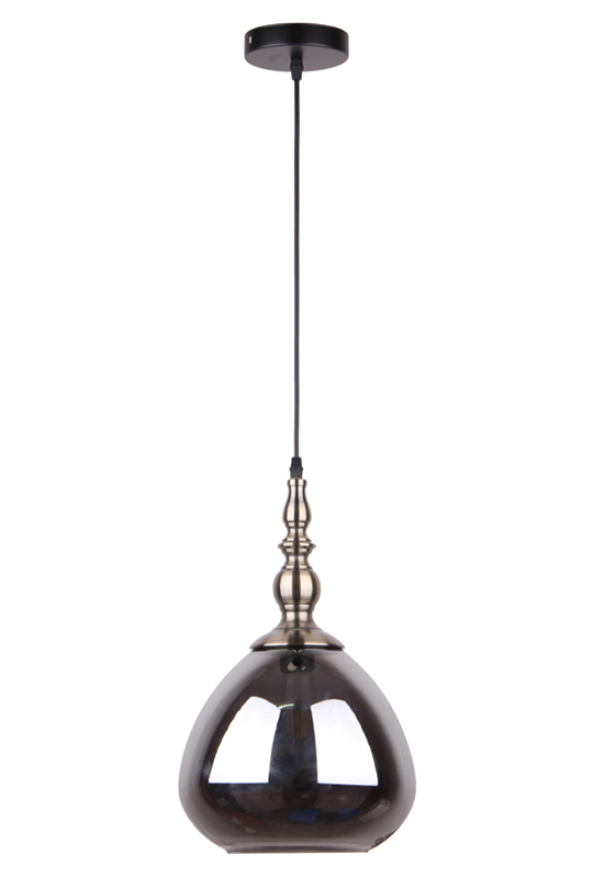 Pendant Grey Glass Lamp