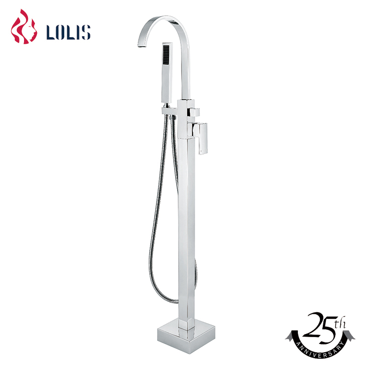 51005 brass floor mounted free standing bath faucet