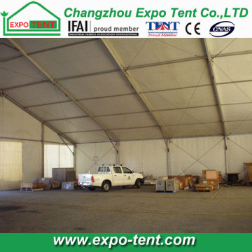 Aluminum warehouse storage tent