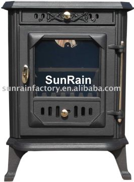 cast iron stove (http://www.sunrainstoves.com/)