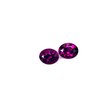 Purple Garnet Round Diamonds Cutting Bare stones