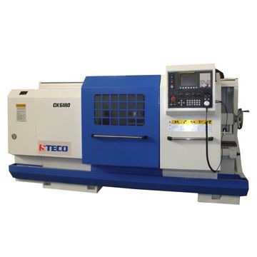 CNC Lathe Machine, Vertical 4 Positions Electrical Turret