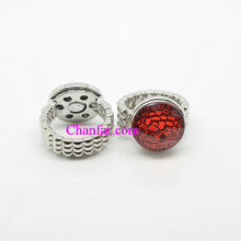 2014 the most beatiful elastic button charms rings stock