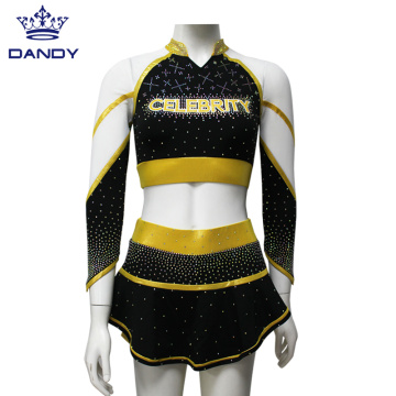 Navy Blue Spandex Cheer наряды