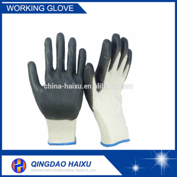 13 gauge black nitrile coated glove, working glove