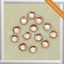 China Copy Austria round rhinestones crystal stone Apricot ss6 ss8 ss16