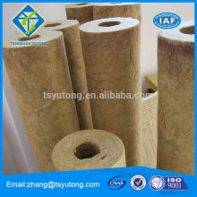 Rock wool thermal insulation pipe section