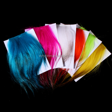8X8cm Patch Nayat Hair for Saltwater Streamers and Fly Baitfish