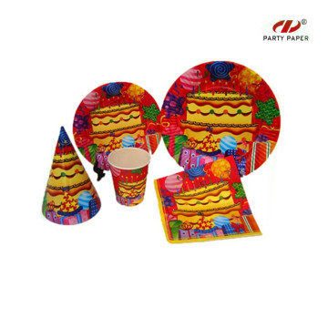 High Quality Paper Party Tableware Set