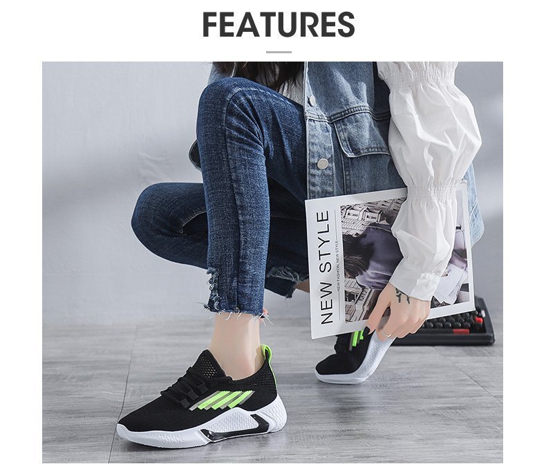 Amazon Hot Sell Women Shoes Fashion Trend Casual Shoes 2021 Summer New Style Flying Woven Breathable Fashion Sports Shoes