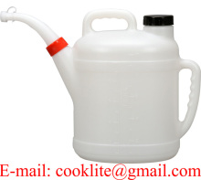 High Density Polyethylene Pouring Pitcher 10 Liter Plastic Oil Measuring Jug