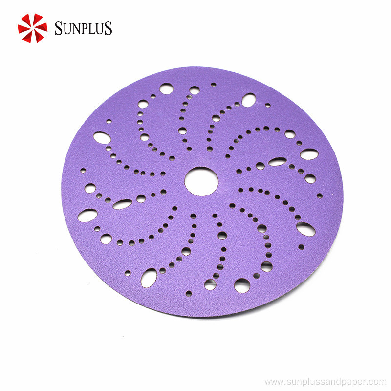 6 Inch Discs P60-P800 Purple Ceramic Sanding Paper