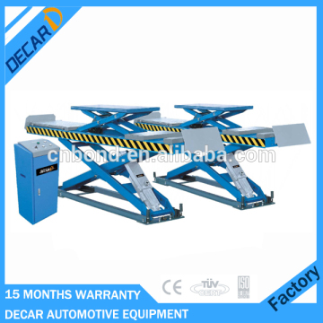 Wheel alignment used pneumatic scissor lift