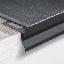 Customized Finish Terrace Tile Edge Trim - Reliable Aluminum Balcony Tile Profiles