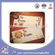 Charming ladies clothing hang tags