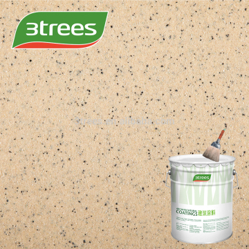 3TREES Hot sell Premium Stone Texture Paint for Exterior Wall Finish