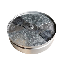 Ventilation duct radial damper for Hvac